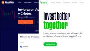 IQ Option vs eToro - Comparación de corredores