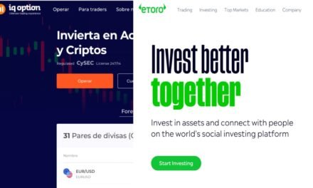 Comparaciones de eToro Vs IQ Option Brokers