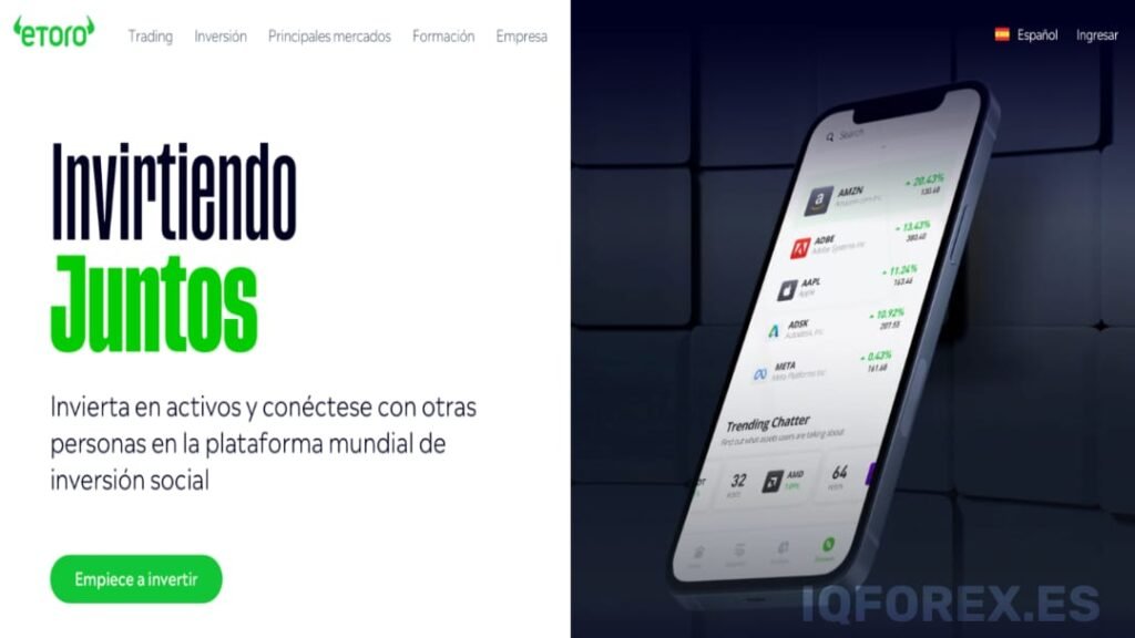 Revisión Completa del Broker eToro - ¿Vale la Pena Invertir?